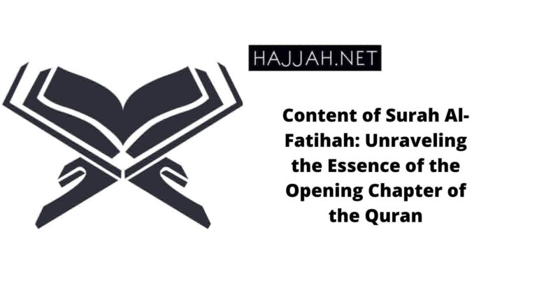 Content of Surah Al-Fatihah: Unraveling the Essence of the Opening Chapter of the Quran