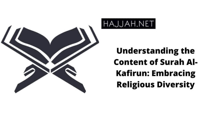 Understanding the Content of Surah Al-Kafirun: Embracing Religious Diversity